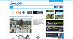 Desktop Screenshot of galop.be